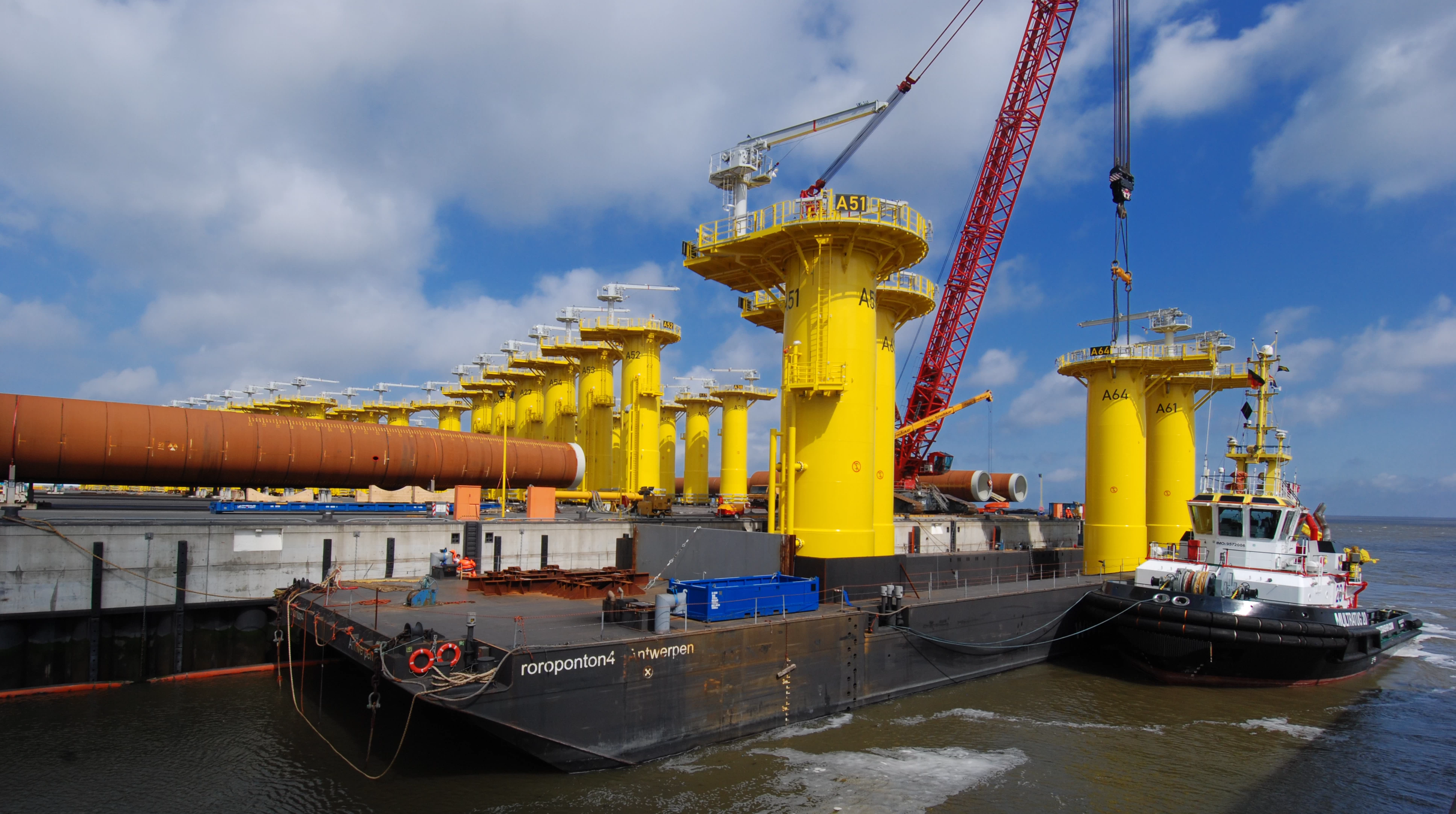 Heavy Lift Loading of Transition Pieces