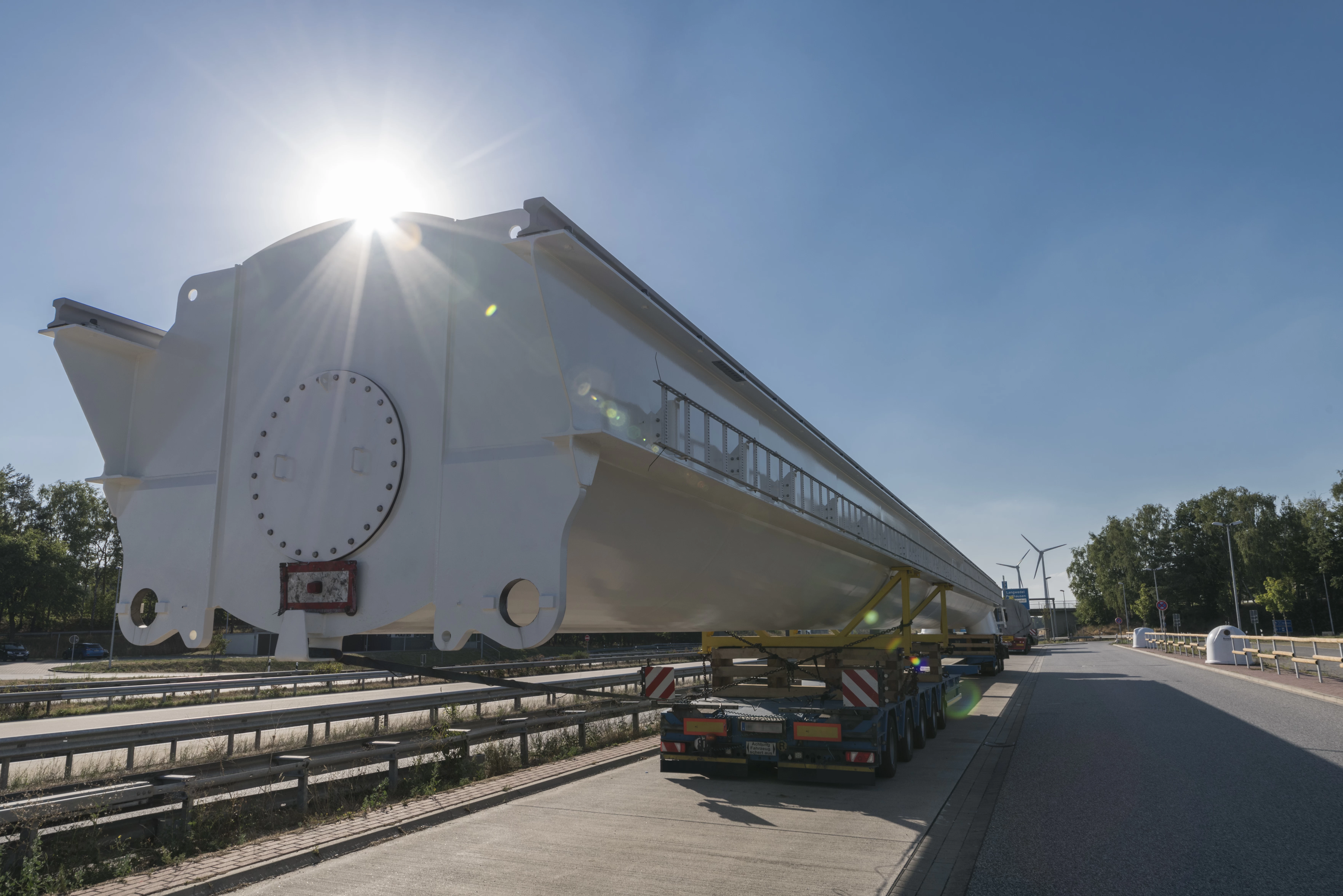 Heavy goods transport by truck Heavy goods transport by truck