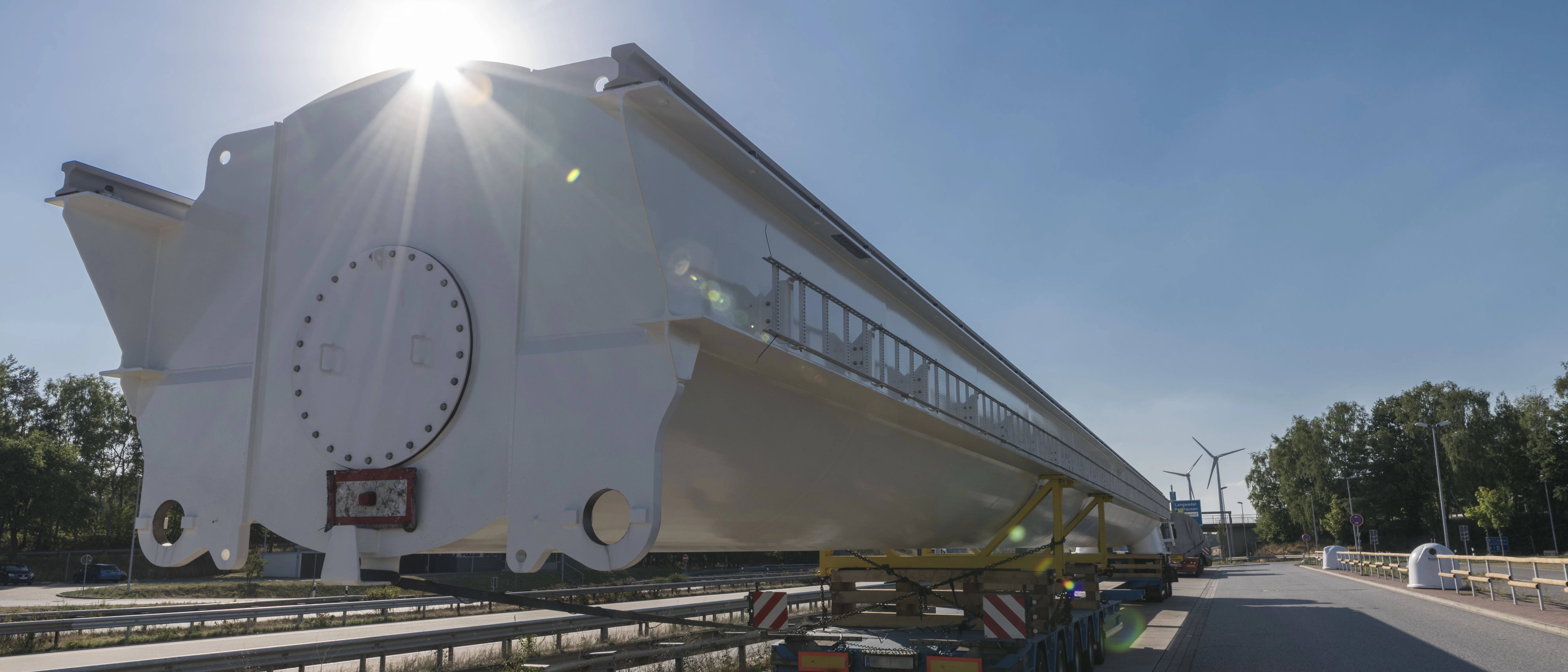 Heavy goods transport by truck Heavy goods transport by truck