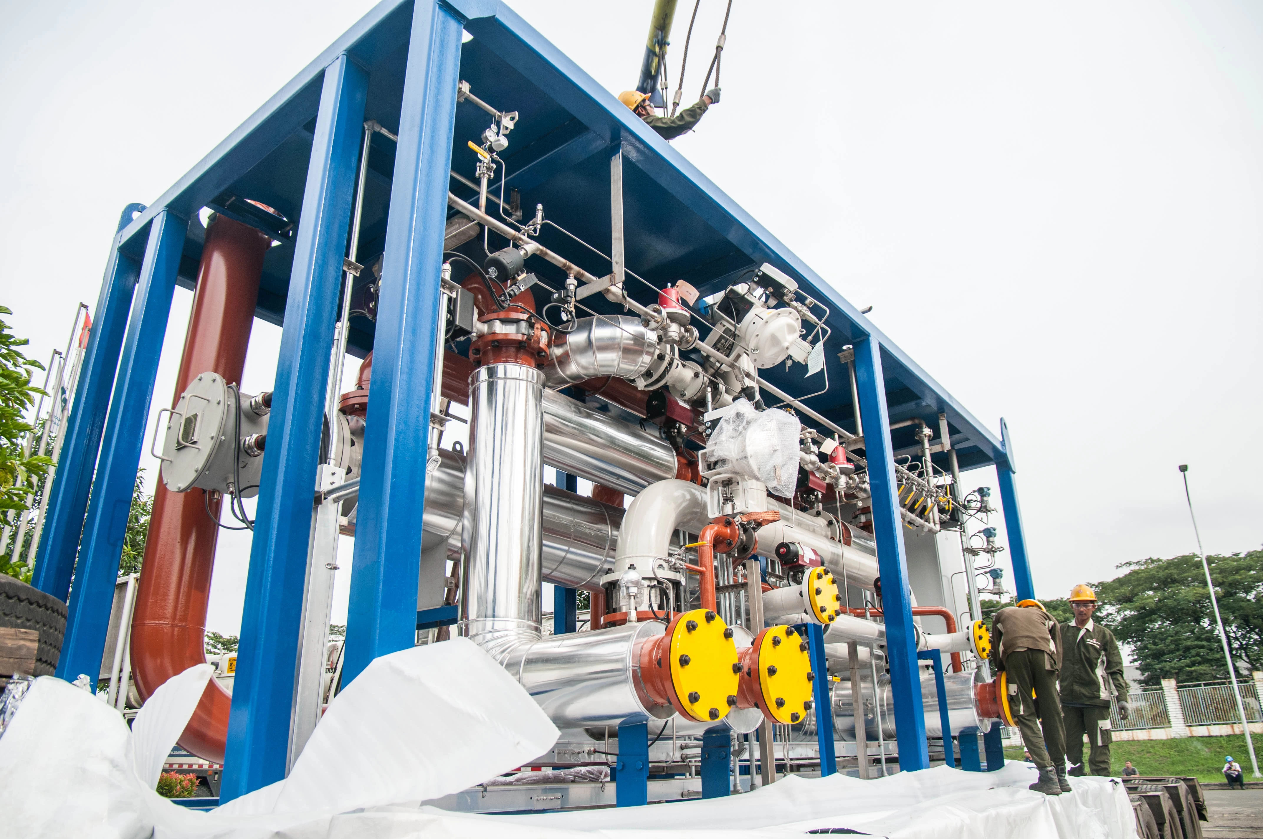 Logistics concept for 815 m³ oversized cargo Logistics concept for 815 m³ oversized cargo