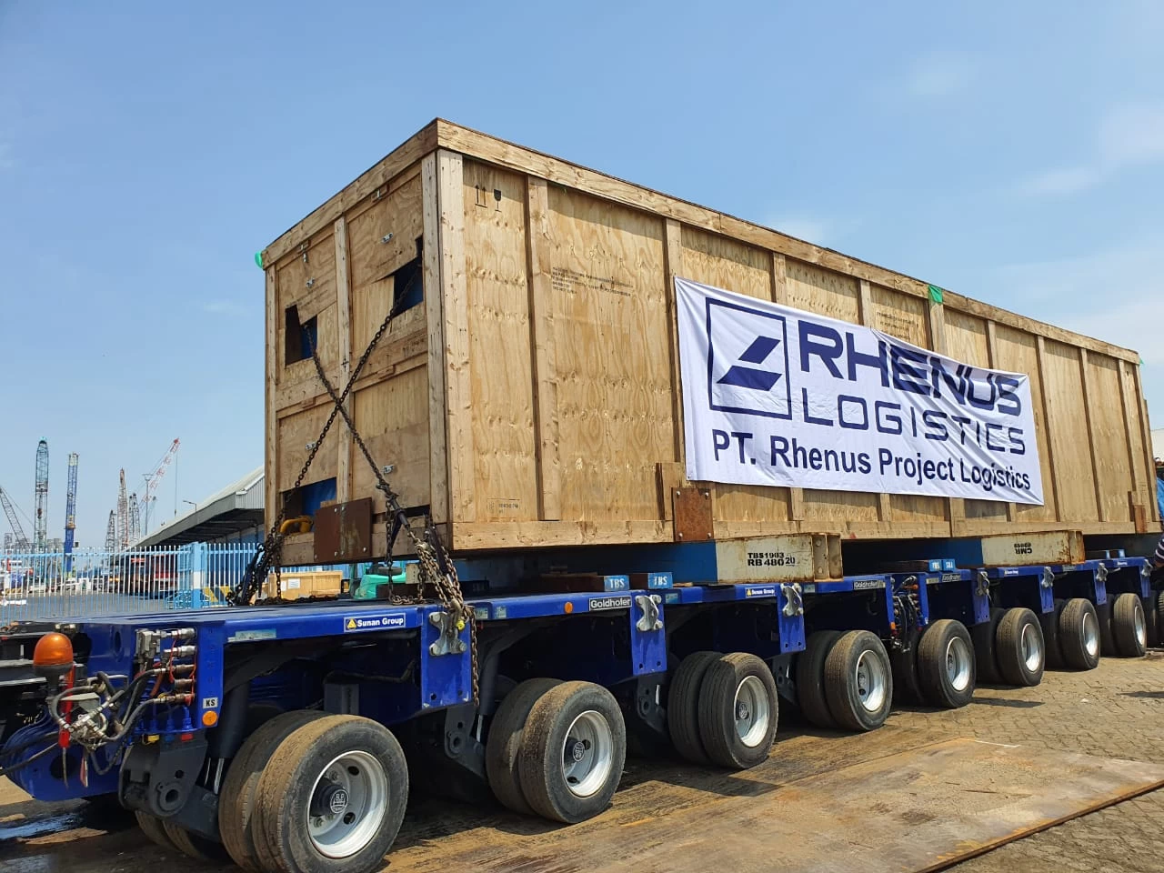 Lean exchanger with a volume of 115 m³ Lean exchanger with a volume of 115 m³