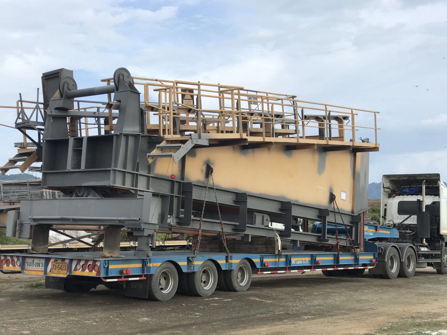 Relocating a used industrial plant