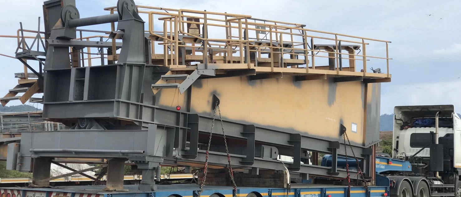 Relocating a used industrial plant