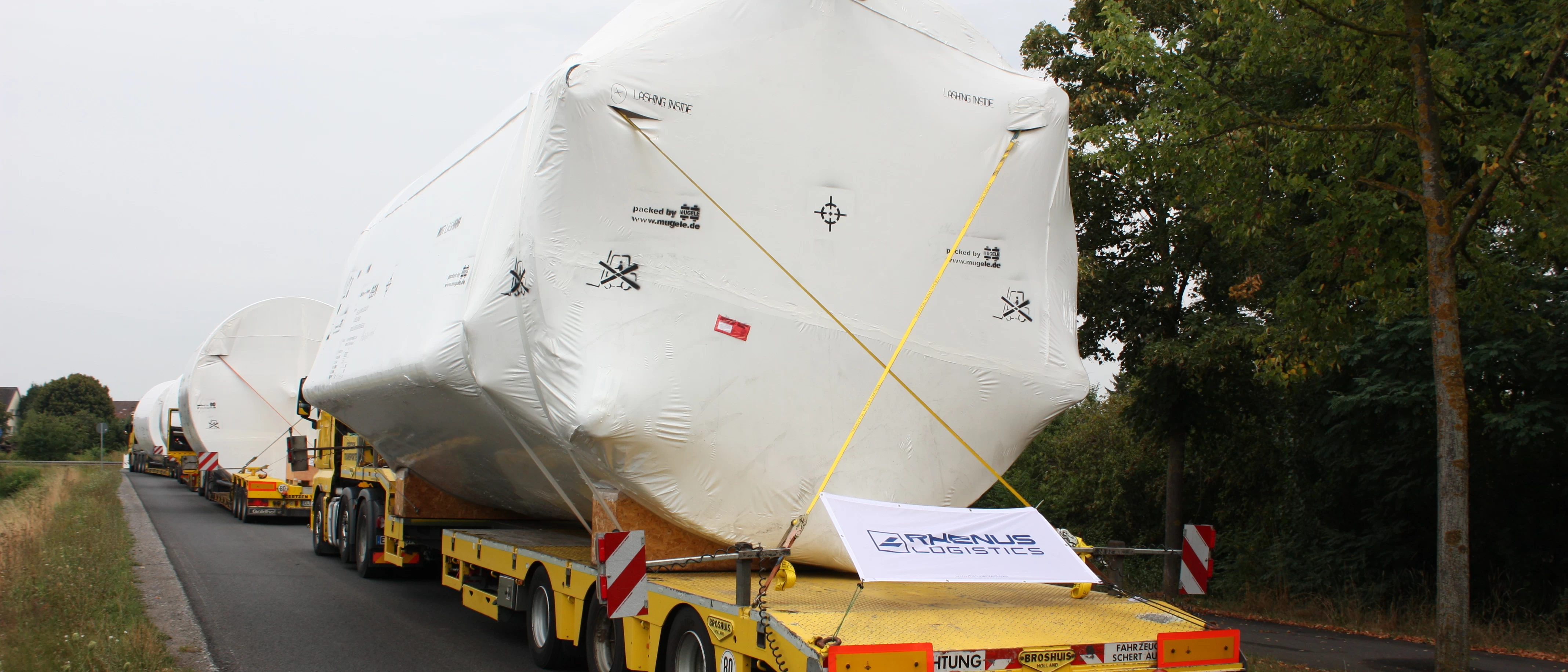 oversized transport via road