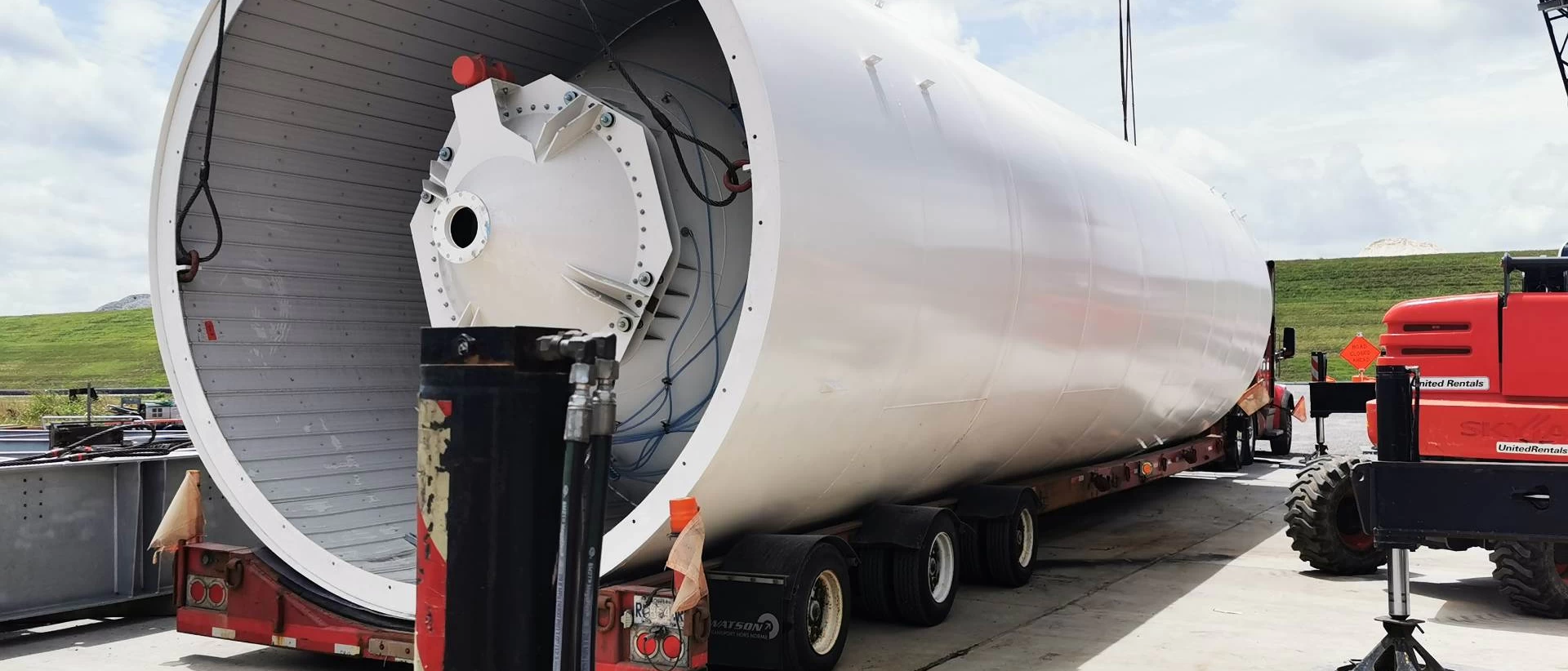 Silo land transport from Canada to Southern USA