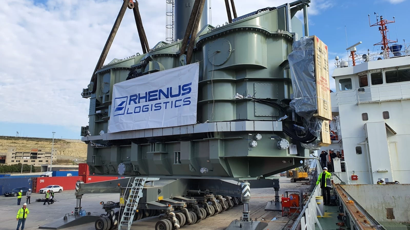 TRANSPORT EINES 176 TONNEN SCHWEREN ÖKO-TRANSFORMATORS