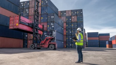 Business logistic concept, import and export concept