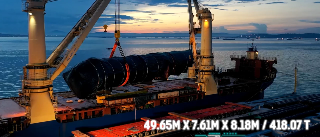 Transportation of Alkylation Reactor